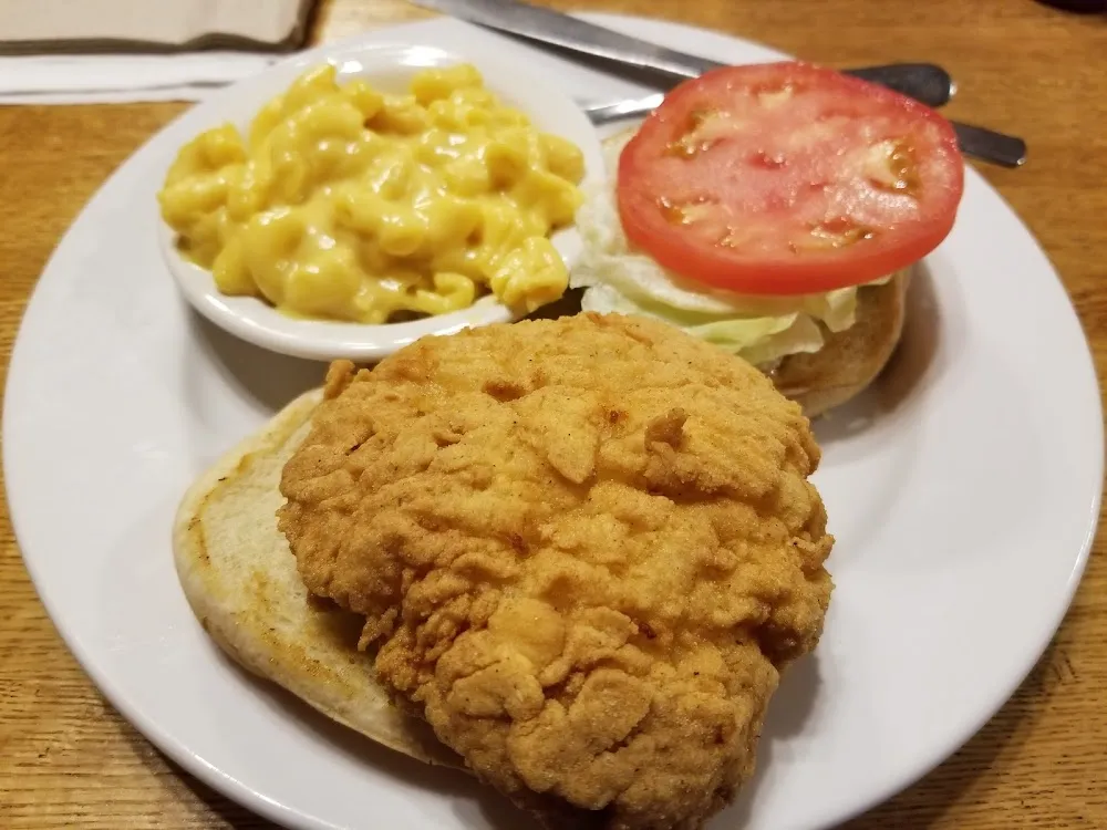 Smothered Chicken Breast Sandwich